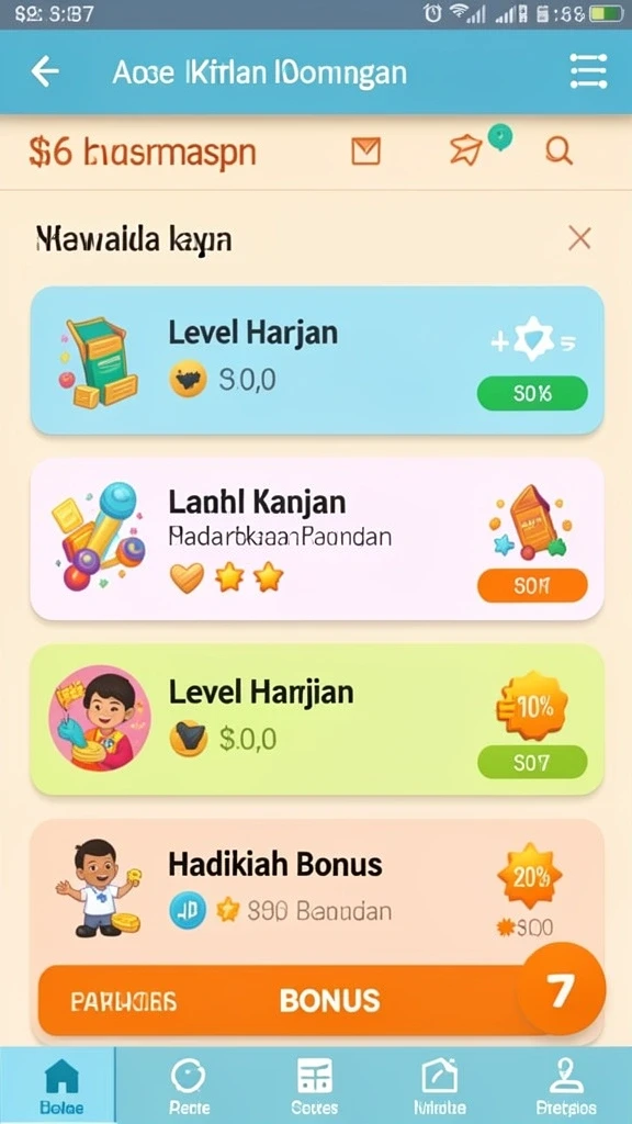 kangtoto - Menampilkan antarmuka utama KANGTOTO yang menarik.