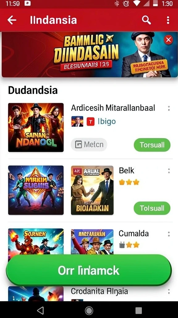nabob77 - Tampilan utama aplikasi NABOB77 yang mengesankan.
